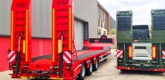 3 Axle Lowbed Semi Trailer
